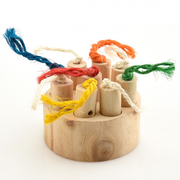 "Hide & Treat" Puzzle Foraging Spielzeug- Versteckspielzeug für Sittiche & Papageien