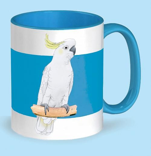 Tasse Gelbhaubenkakadu