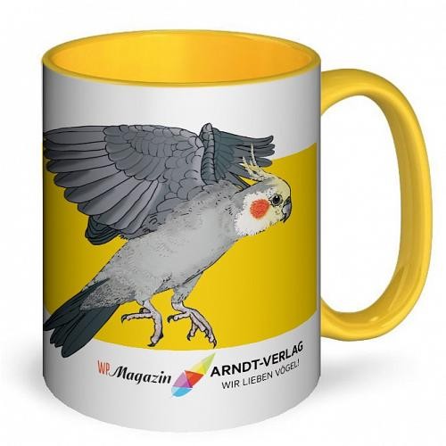 Tasse: Nymphensittich