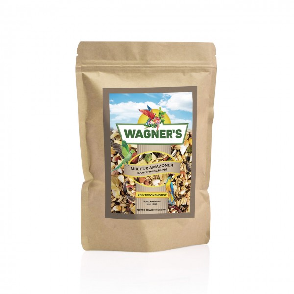 Wagner''s Mix - Papageienfutter für Amazonen - 2,5 kg Saatenmischung