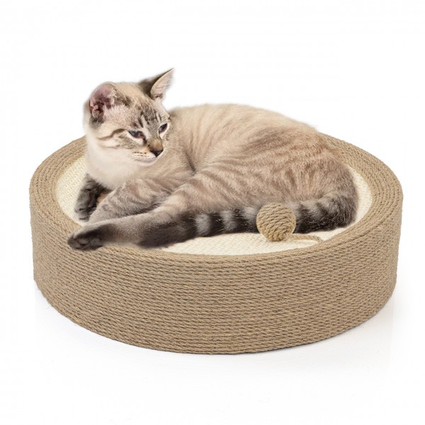 Katzen Kratzlounge PADY - Sisal | ca. 40 x 40 x 10 cm