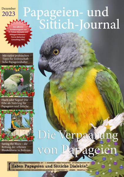 Das Papageien-und-Sittich-Journals, Winter-Ausgabe (4/2023) von Dr. Rainer Niemann