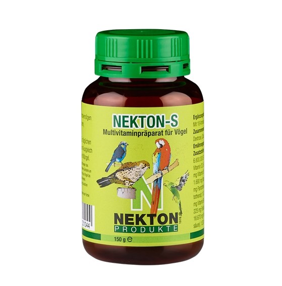Vitamine NEKTON-S - 150gr. für Vögel | Sittiche und Papageien | Multivitaminpräparat