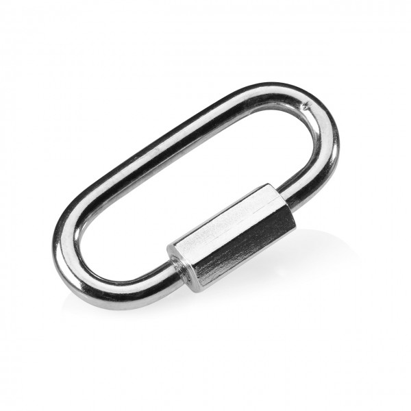 Quick Links EDELSTAHL - 10 Stk. - Rapidglied Karabinerhaken