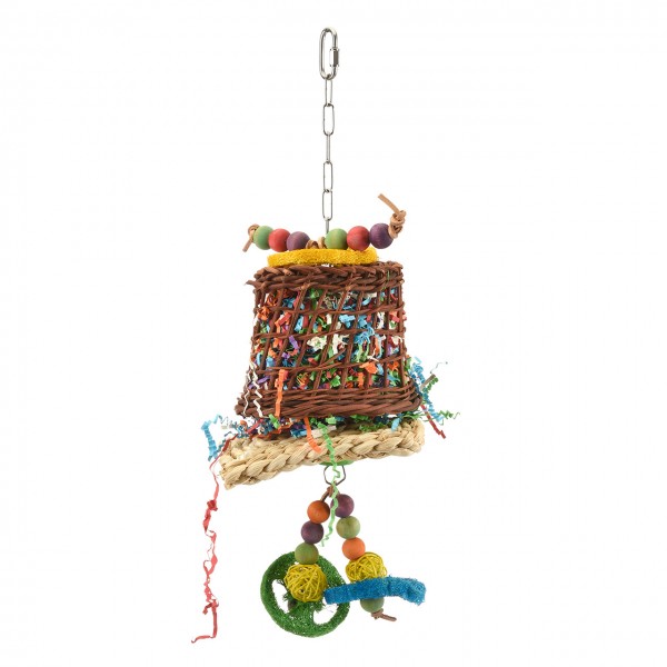 Color-Bell-Fun Großsittich und Papageien-Spielzeug