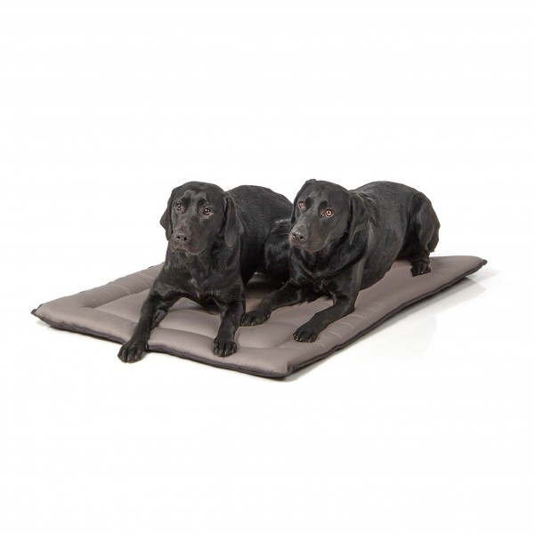 gepolsterte Wendedecke 110 x 80 cm, hellgrau/dunkelgrau bei 95°C waschbar für Hunde