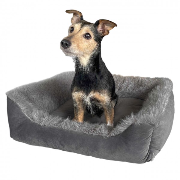 Hundebett "Mayfair" - Onyx-Quarz | S | 51 x 46 x 15 cm