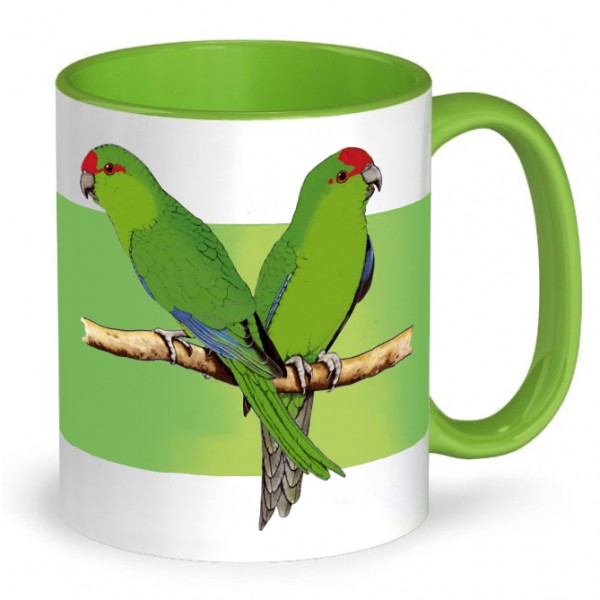 Tasse: Ziegensittiche
