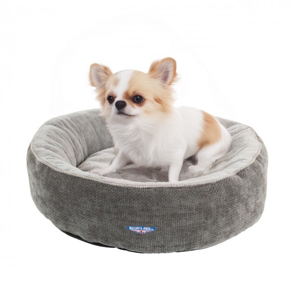 Hundebett "Balmoral" - Grau | S | 51 x 51 x 15 cm