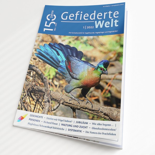 Gefiederte Welt (3 Ausgaben) Die Fachzeitschrift über Vogelhaltung und Vogelzucht